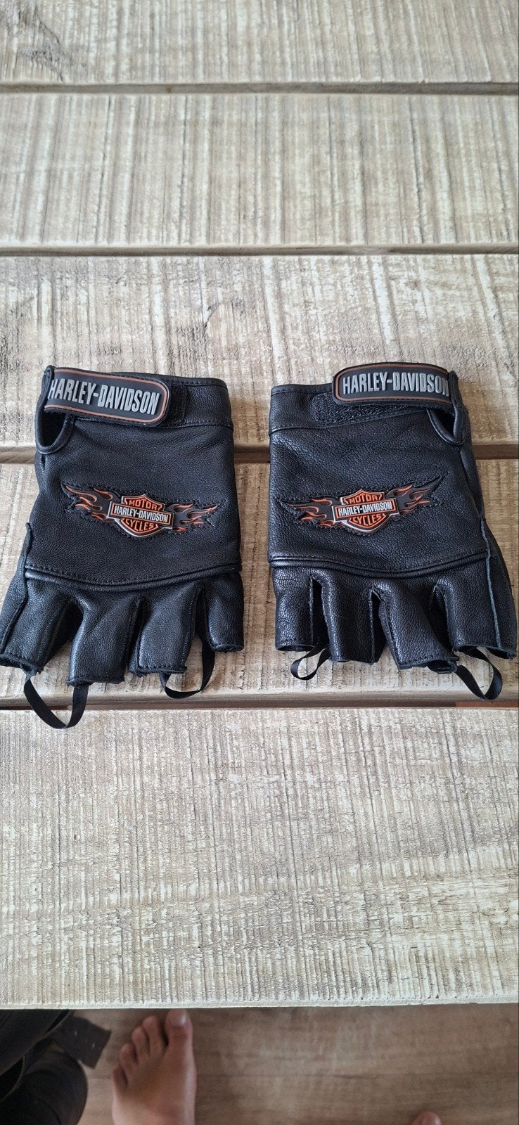 Harley-Davidson vingerloze motorhandschoenen, Harley-Davidson, Heren, Ophalen of Verzenden, Handschoenen