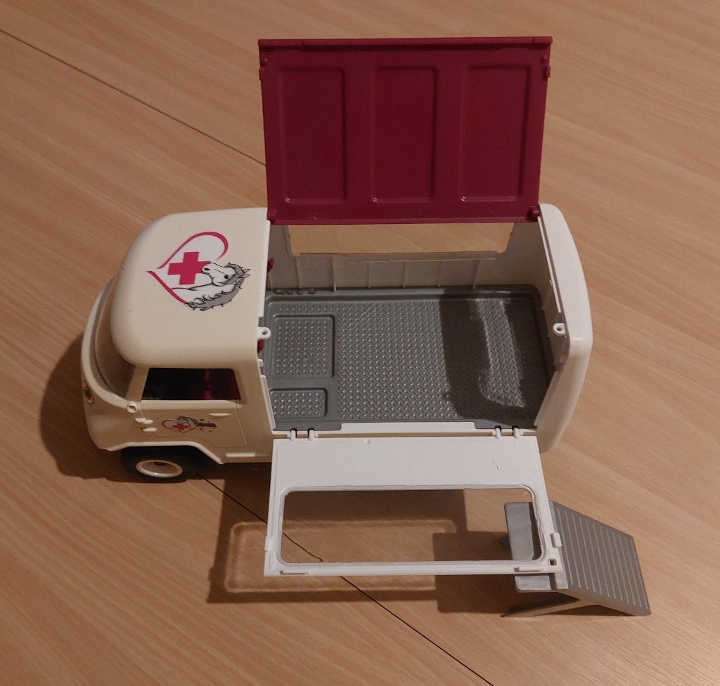 Mobiele dierenarts auto, Schleich, zonder accessoires, Ophalen of Verzenden, Gebruikt