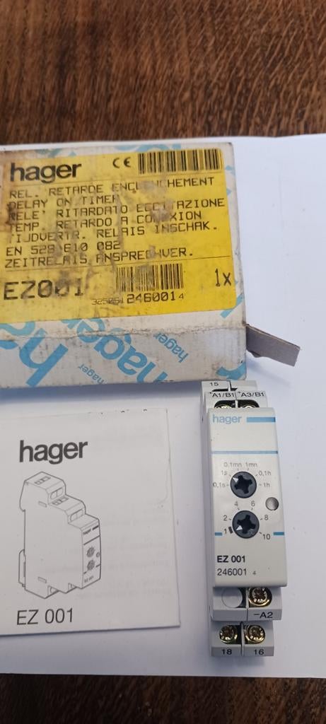 Hager relais, Ophalen of Verzenden, Minder dan 50 watt, Overige typen