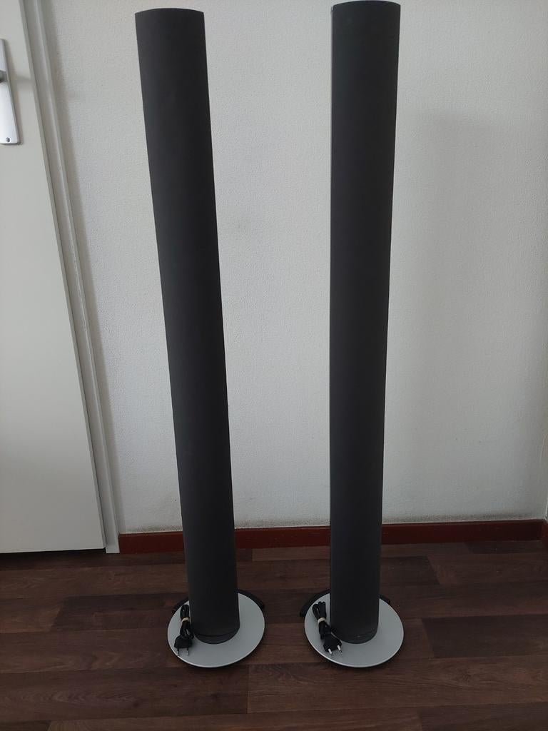 Te koop: Set Bang en Olufsen Speakers, Topstaat typeMK2, Zo goed als nieuw, 120 watt of meer, Front, Rear of Stereo speakers, Ophalen