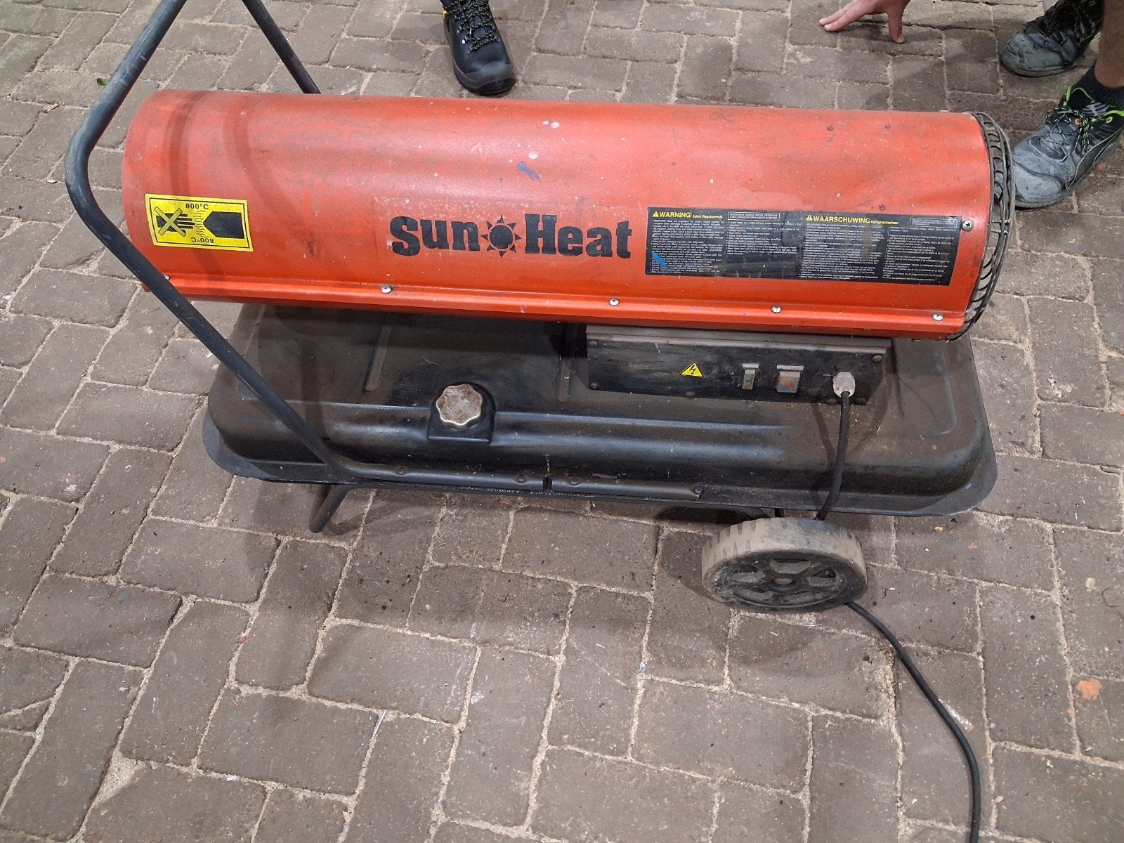 Sun Heat Kachel - Krachtige Verwarming, Ophalen, 30 tot 80 cm, Gebruikt, Kachel