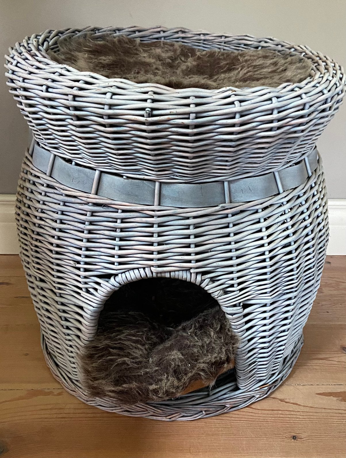 Kattenmand, Dieren en Toebehoren, Kattenmanden, Ophalen, Zo goed als nieuw, Riet