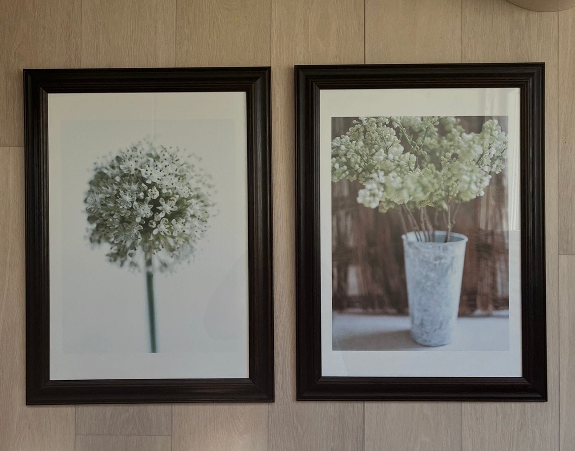 Set mooie Schilderijen !!, Antiek en Kunst, Kunst | Schilderijen | Klassiek, Ophalen, Realistisch, Achter glas, Bloemen