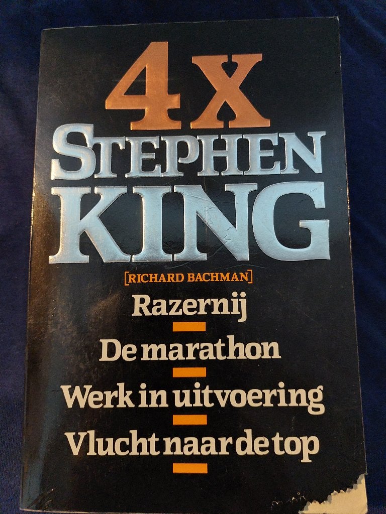 4x Stephen King - thriller, Ophalen of Verzenden, Zo goed als nieuw, Stephen King, Nederland