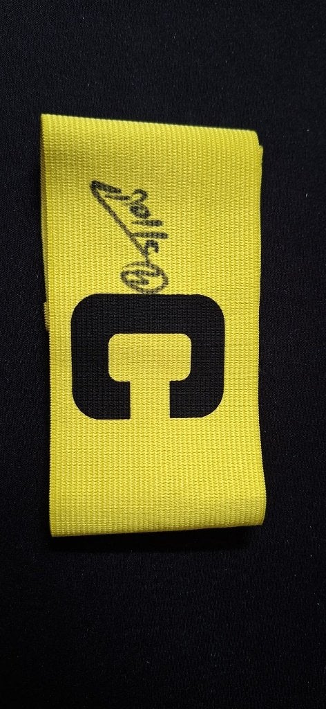 Aanvoerdersband met handtekening; Oscar Gloukh # Ajax, Ophalen of Verzenden, Nieuw, Ajax, Shirt