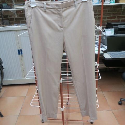 Broek beige fleece wol Fabiana Filippi mt 42 (it 46), Kleding | Dames, Beige, Maat 42/44 (L), Ophalen of Verzenden, Zo goed als nieuw