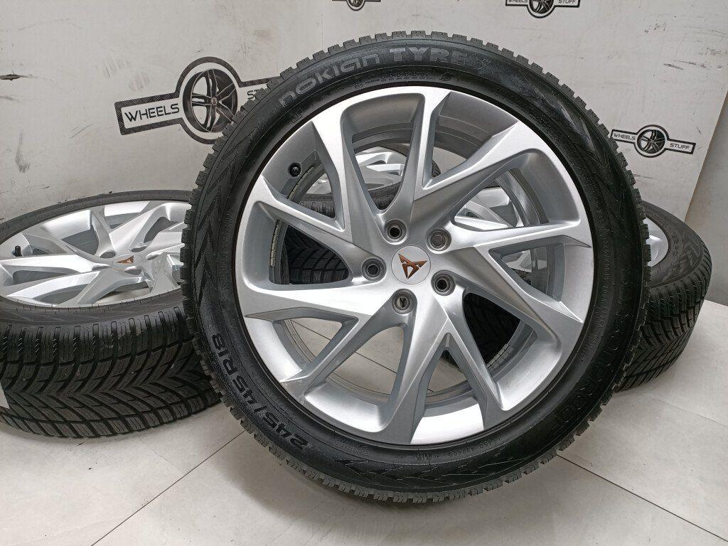 Cupra Fomentor lichtmetaal velgen 18"inch 4 season banden, Ophalen, Nieuw, 18 inch, Banden en Velgen
