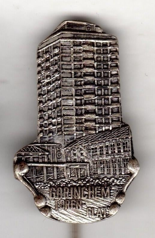 Speldje TOREN FLAT GORINCHEM GORKUM (A3), Verzamelen, Speldjes, Pins en Buttons, Ophalen of Verzenden, Gebruikt, Overige onderwerpen