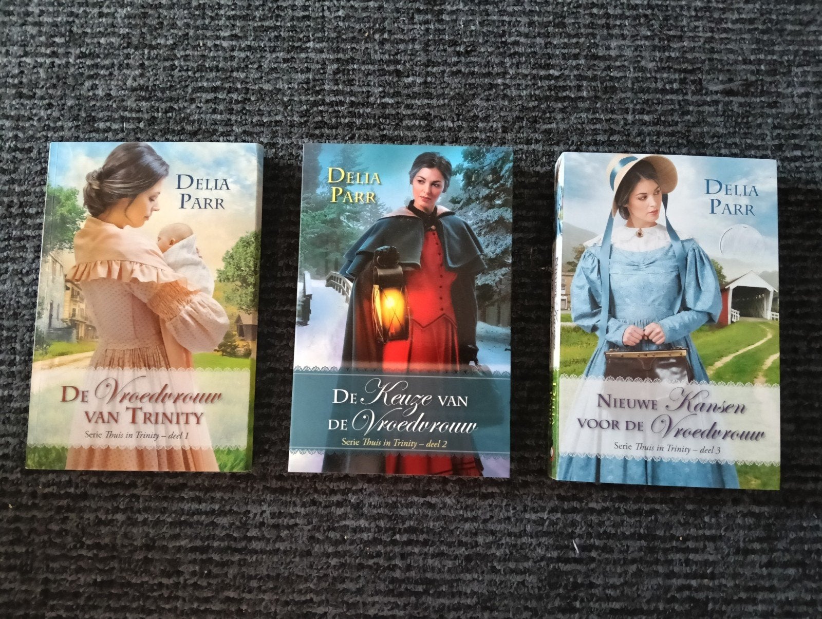 Thuis in Trinity boekenserie van Delia Parr, Ophalen of Verzenden, Nieuw