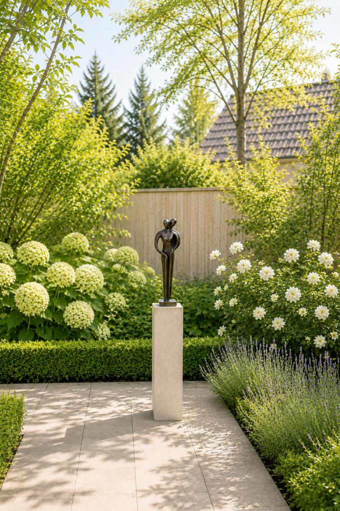 ABSTRACT BEELD / KOPPEL / MAN VROUW/ BRONZEN TUINBEELD, Tuin en Terras, Tuinbeelden, Nieuw, Info@huisentuindecoratiemarie.nl, Mensenbeeld