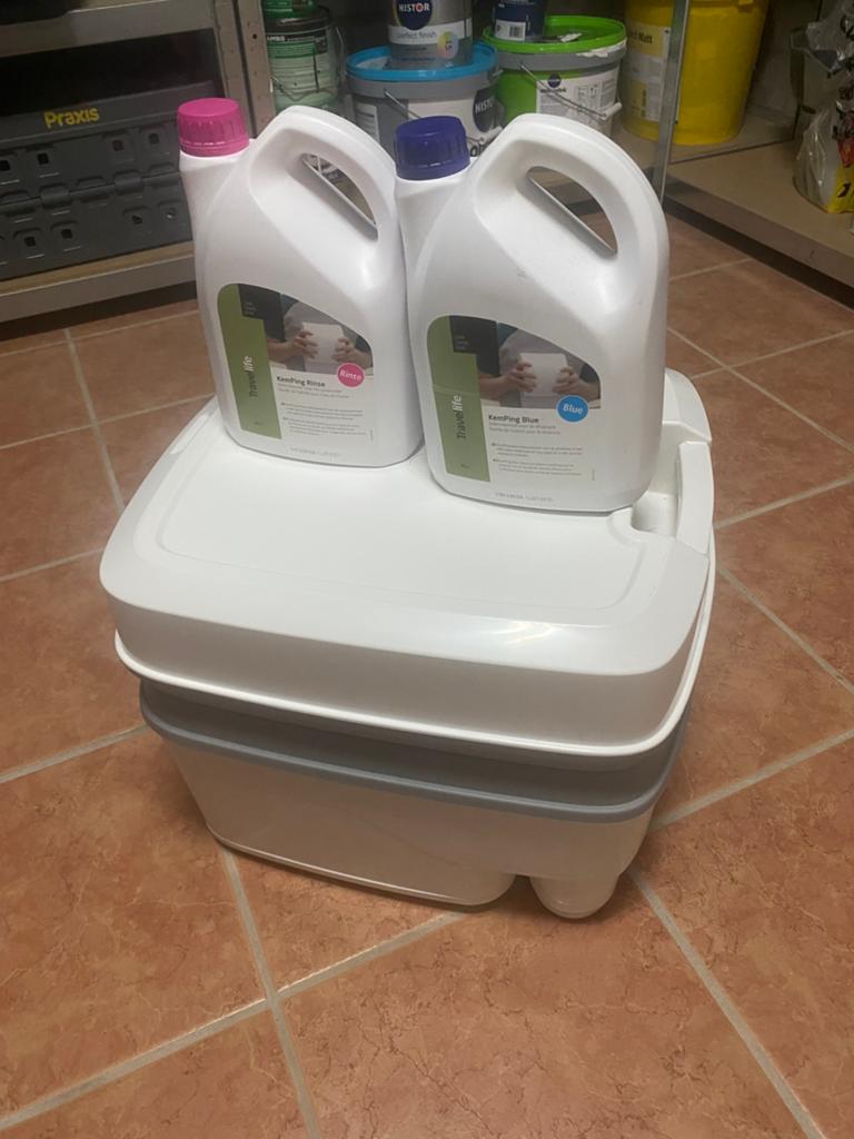 Splinternieuwe pottiepot te koop, Caravans en Kamperen, Ophalen of Verzenden, Zo goed als nieuw