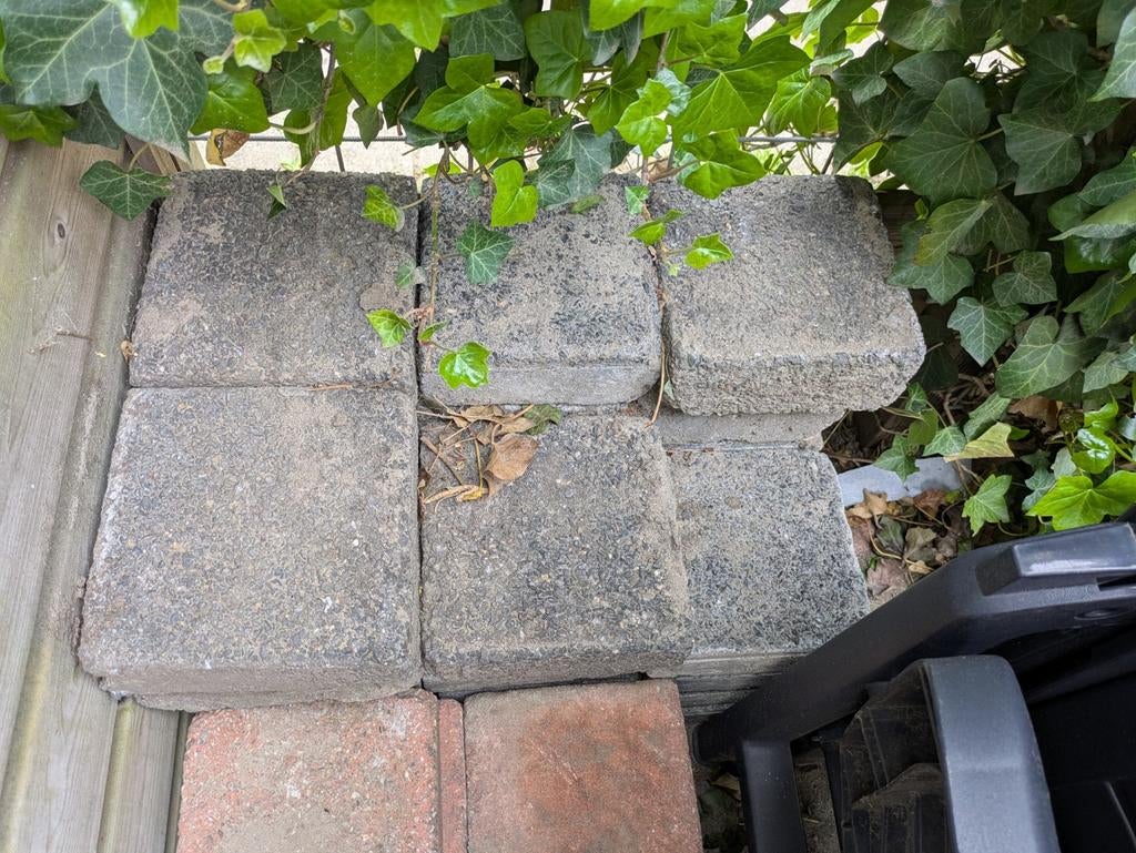 Bestrating 20x20 gratis ruim 30x, Ophalen, Gebruikt, Beton, Klinkers
