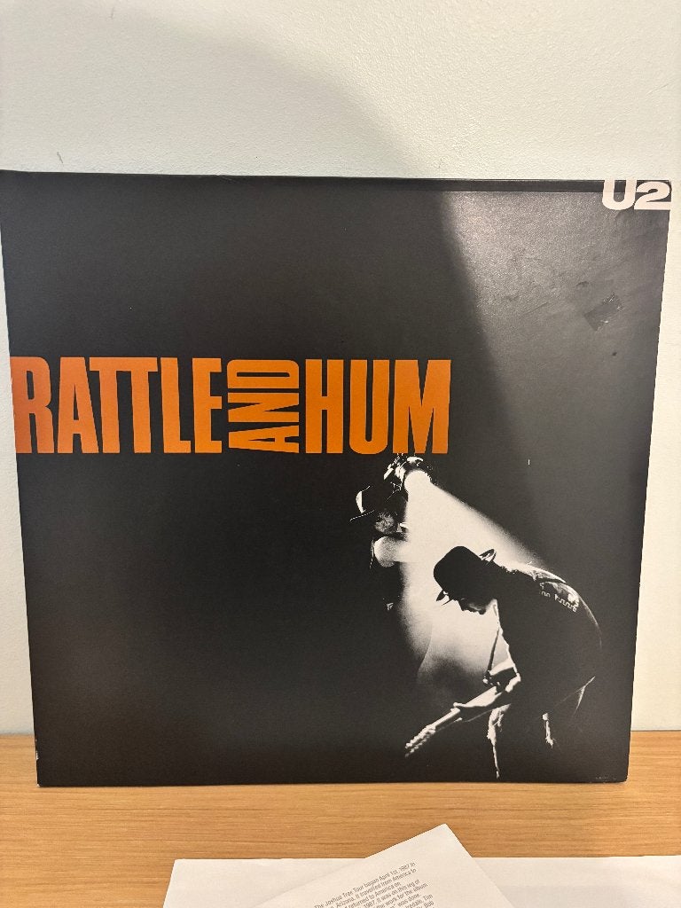 LP - U2 - Rattle And Hum, Ophalen of Verzenden, Zo goed als nieuw, 12 inch, Poprock