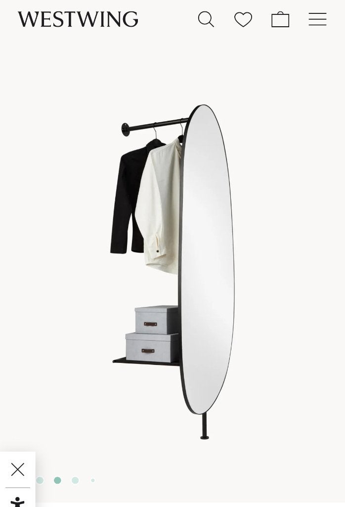Spiegel Ophelia van Westwing, Huis en Inrichting, Woonaccessoires | Spiegels, Ophalen, Nieuw, Overige vormen, 150 tot 200 cm