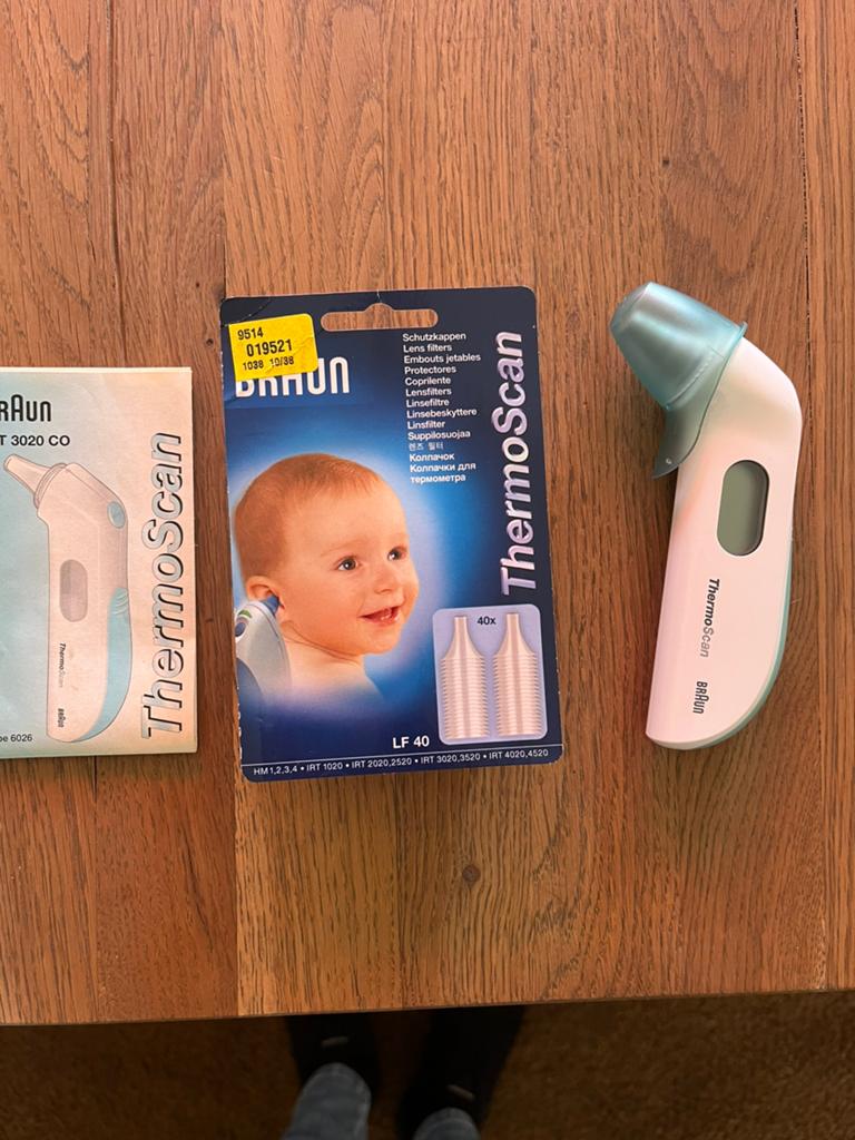 Thermoscan thermometer Braun, Ophalen of Verzenden, Zo goed als nieuw, Overige typen