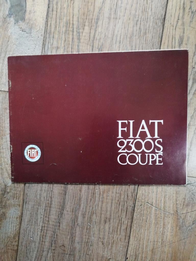 Fiat 2300S Coupé brochure uit 1964, Ophalen of Verzenden, Zo goed als nieuw, Fiat