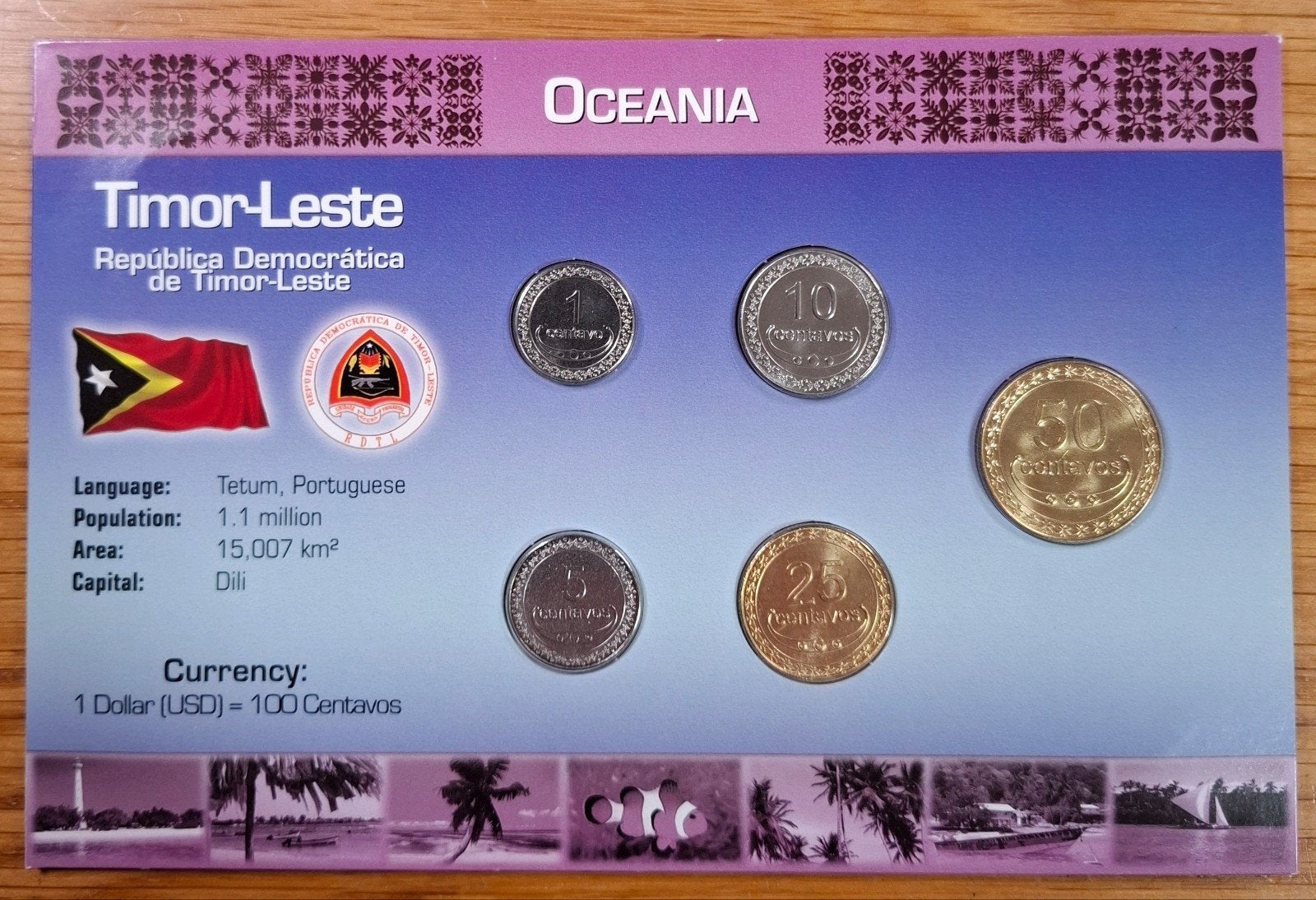 Coins of the World muntset Oost-Timor, Ophalen of Verzenden