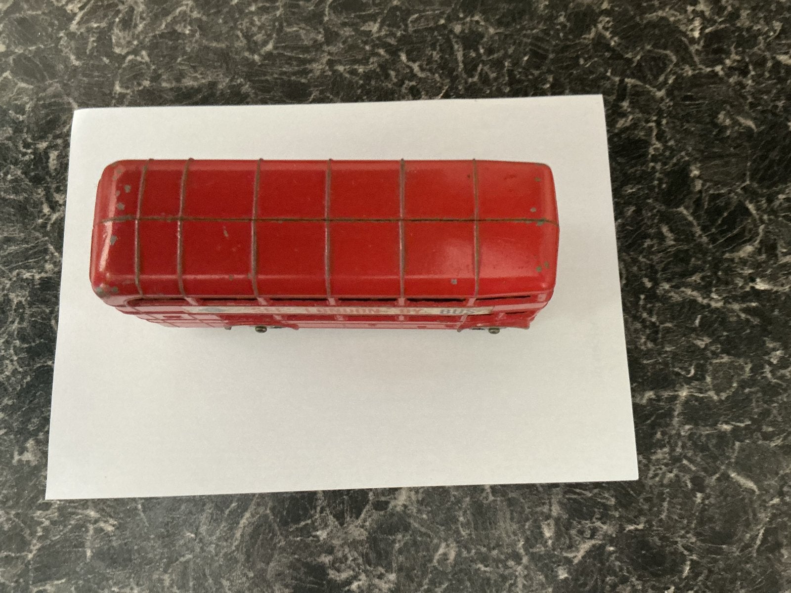 Vintage Dinky Toys London Bus - Rood, Gebruikt 1:43, Ophalen of Verzenden, Gebruikt, Bus of Vrachtwagen, Dinky Toys