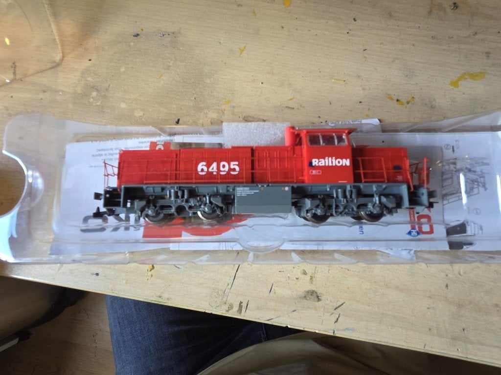 Diesellocomotief 6495 van Railion!, Analoog, Zo goed als nieuw, Gelijkstroom, Locomotief