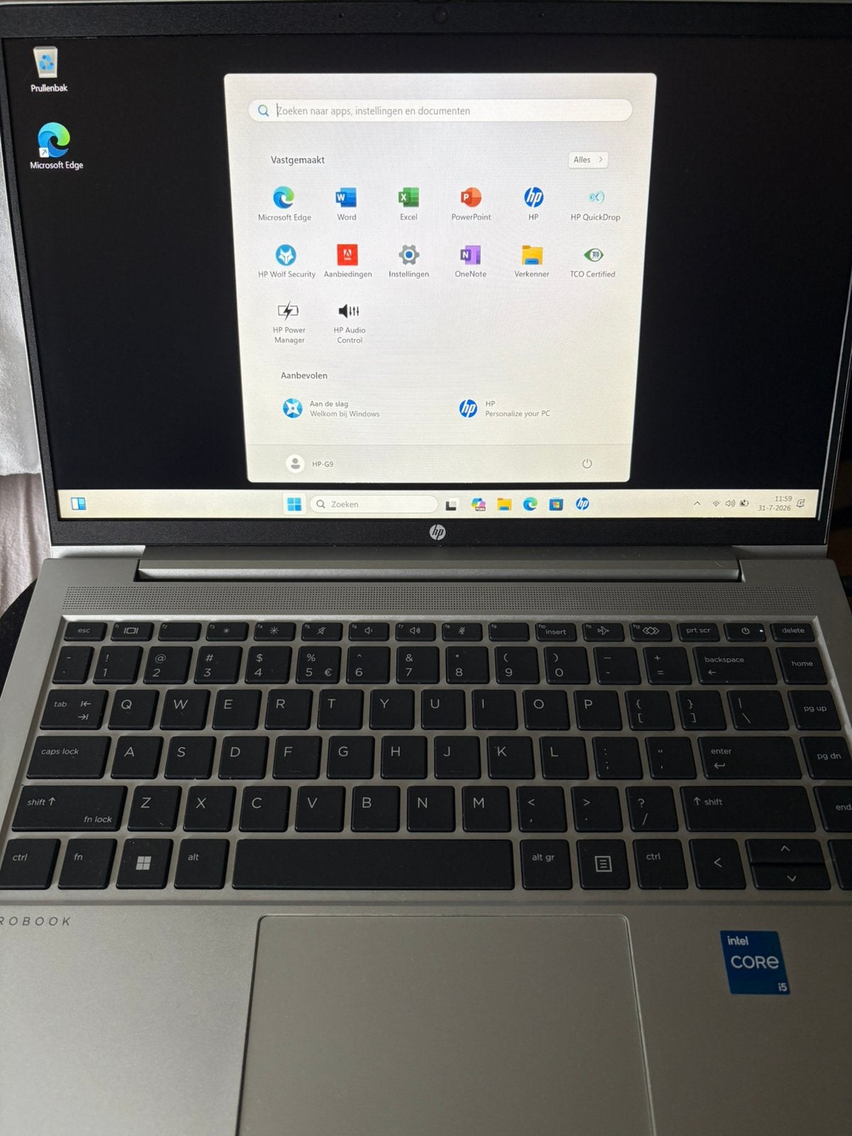 HP Probook g9 14 inch., Computers en Software, Ophalen, Zo goed als nieuw, 14 inch, 2 tot 3 Ghz