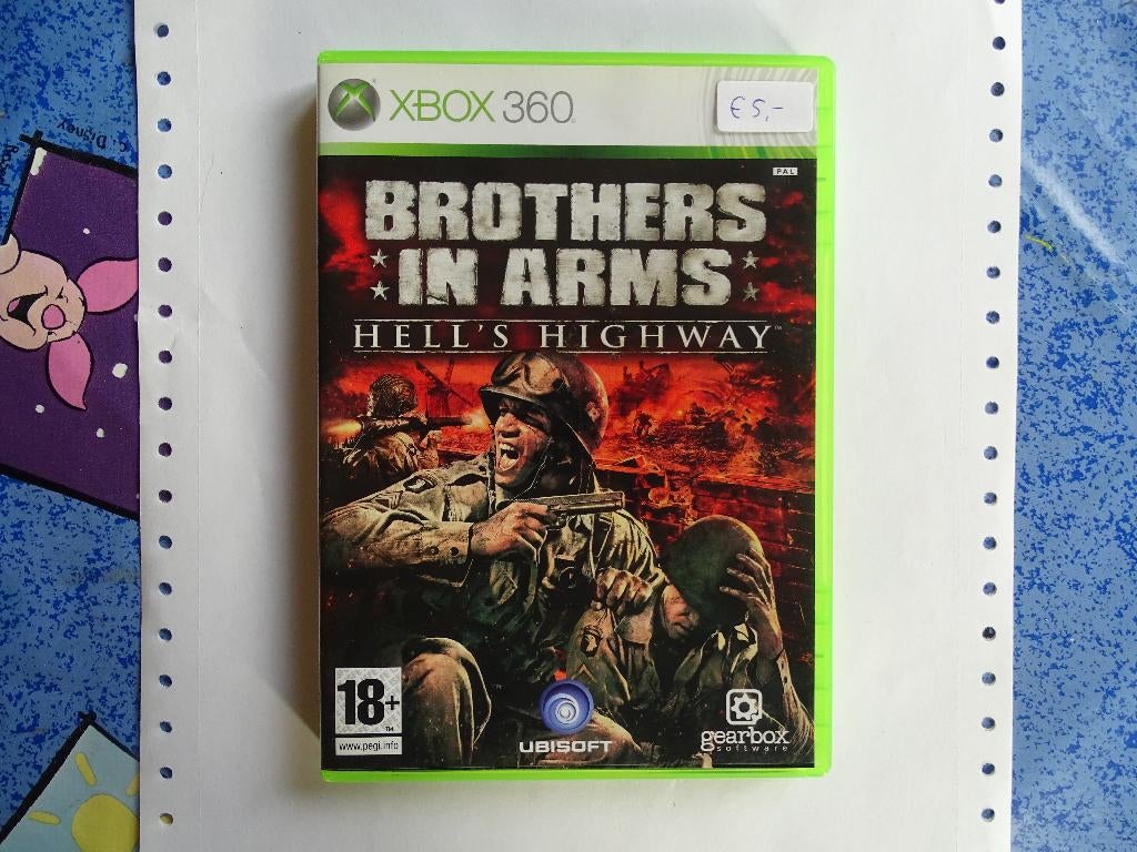 brothers in arms game hell's highway, Gebruikt, Vanaf 18 jaar, Shooter, 1 speler