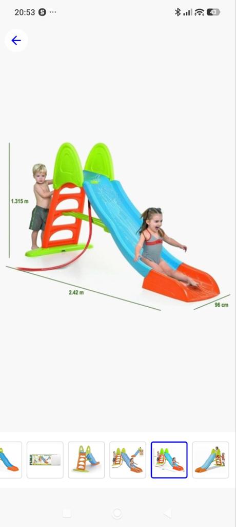 Feber Mega Slide XXL waterglijbaan, Ophalen