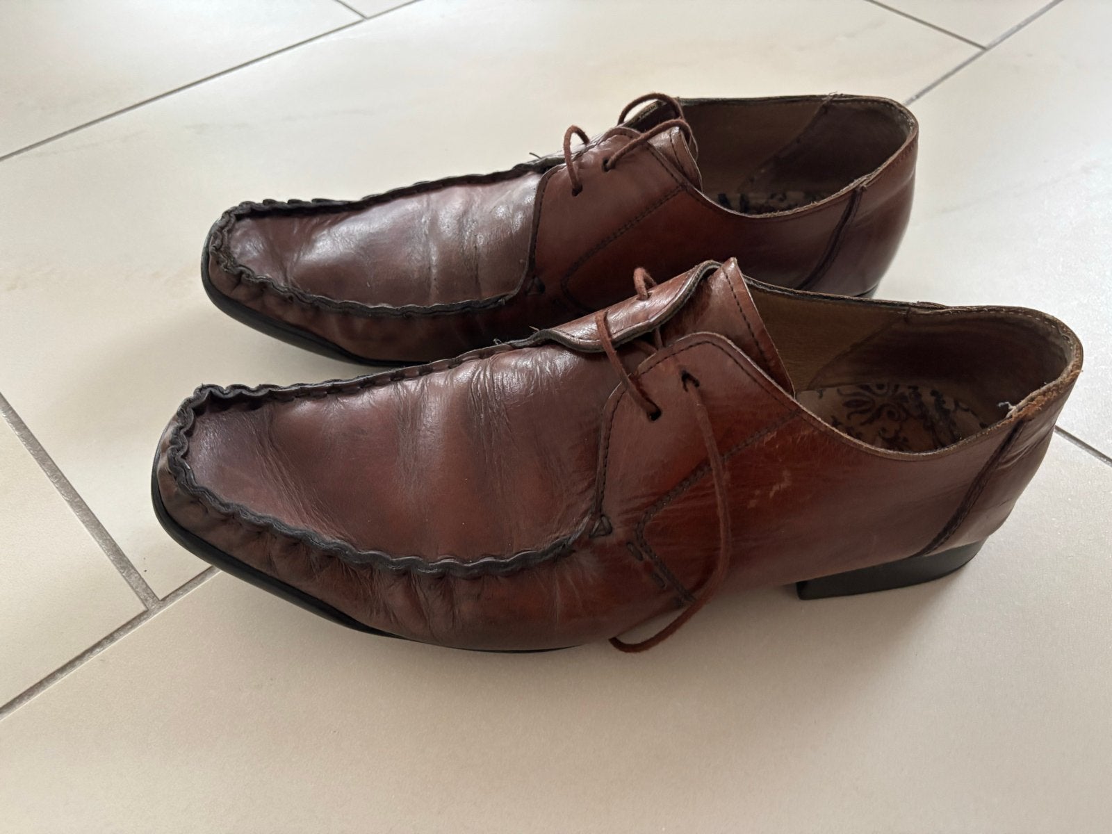 Dokter Adams heren schoenen maat 43 in bruin, Ophalen of Verzenden, Gedragen, Bruin, Veterschoenen
