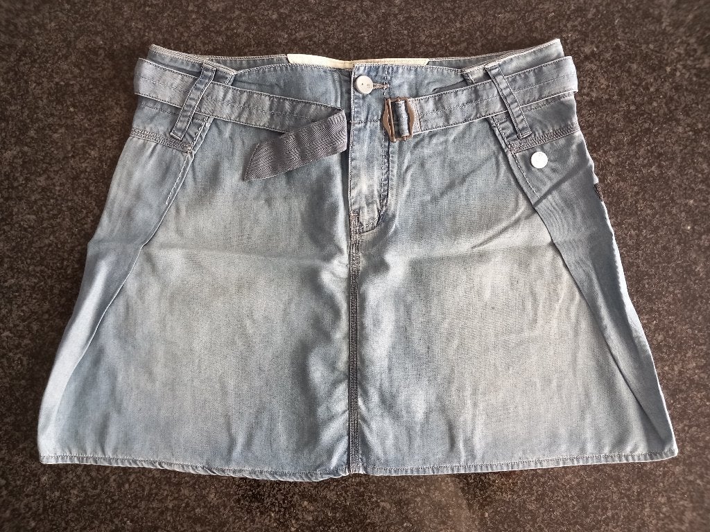 G-star Raw Denim Skirt Laundry Rok m 29 nagenoeg nieuwstaat!, Maat 38/40 (M), Blauw, G-star Raw Denim, Nieuw