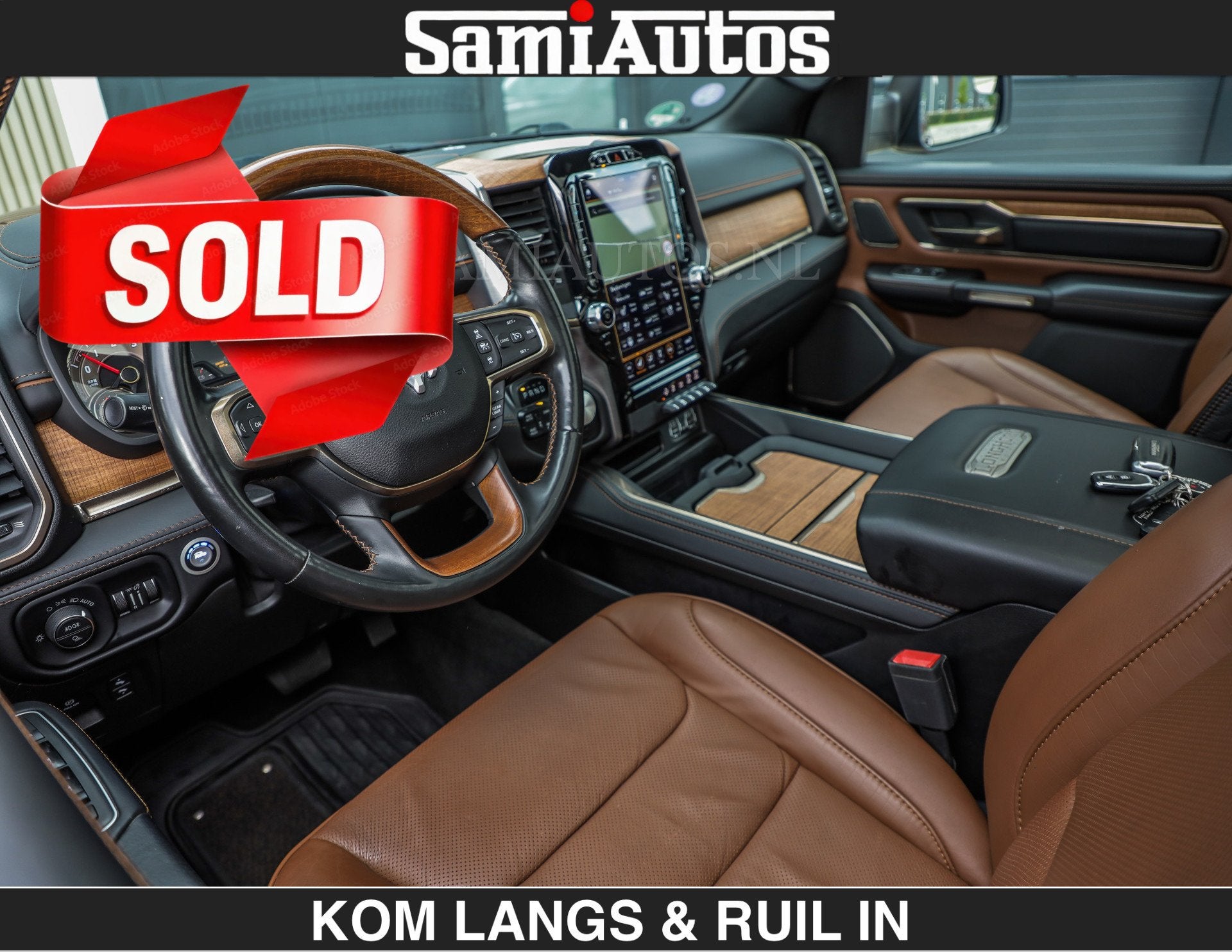 Dodge Ram LONGHORN | WIDE BODY | 5.7 V8 | BREDE WIELEN | BOM, Automaat, 5654 cc, Met garantie (alle), 402 pk