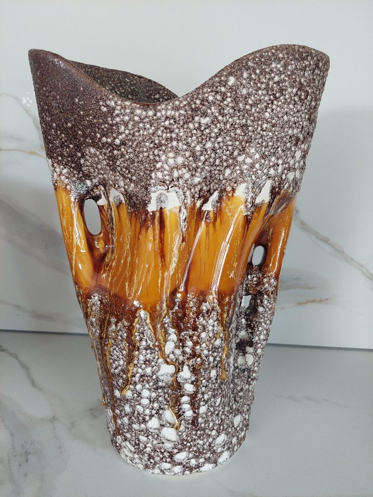 Fat lava vaas BLOSSOM BROCANTE, Ophalen of Verzenden