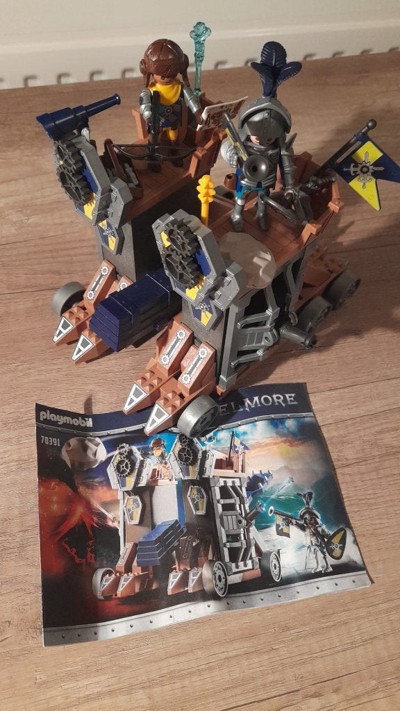 Playmobil Novelmore Mobiele Vesting 70391, Complete set, Voertuig, Ophalen of Verzenden, Zo goed als nieuw