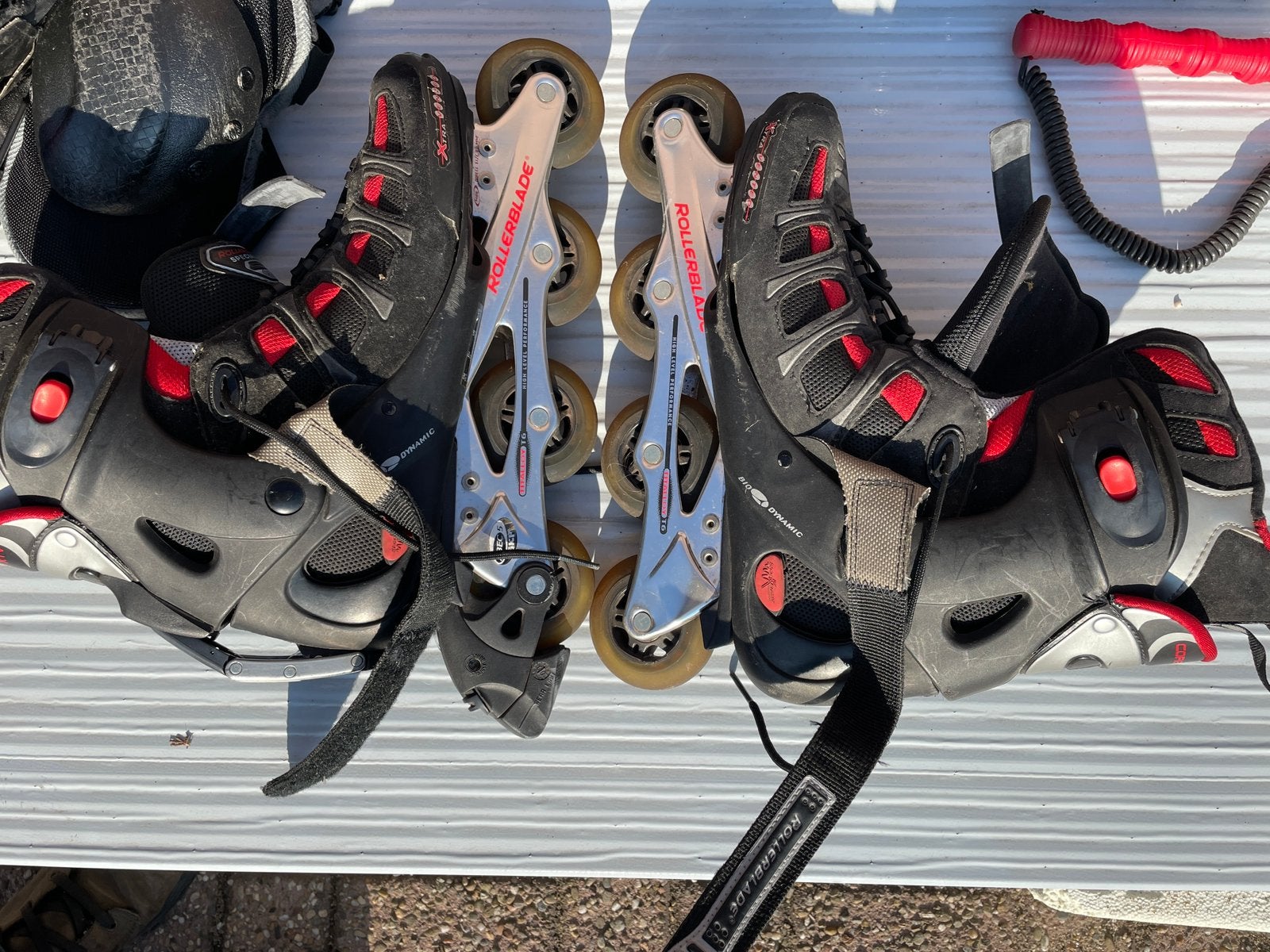 Rollerblades inline skates, maat 45, Verstelbaar, Heren, Zo goed als nieuw, Inline skates 4 wielen