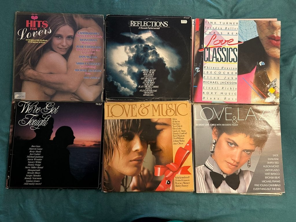 23 LP's Romantische muziek jaren 80 (ook per stuk te koop), LP, Gebruikt, Ophalen of Verzenden, Pop