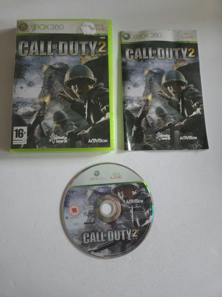 Xbox 360 - Call of Duty 2 - 12333, Spelcomputers en Games, Gebruikt, Vanaf 18 jaar, Shooter, Ophalen of Verzenden