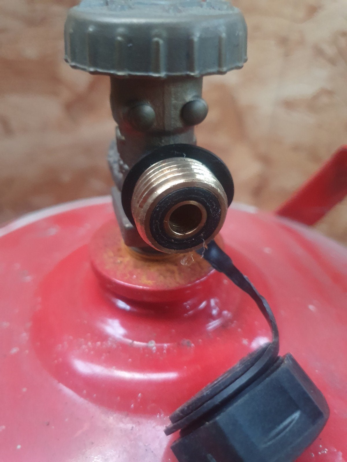 gasfles met keuring, Ophalen, Zo goed als nieuw