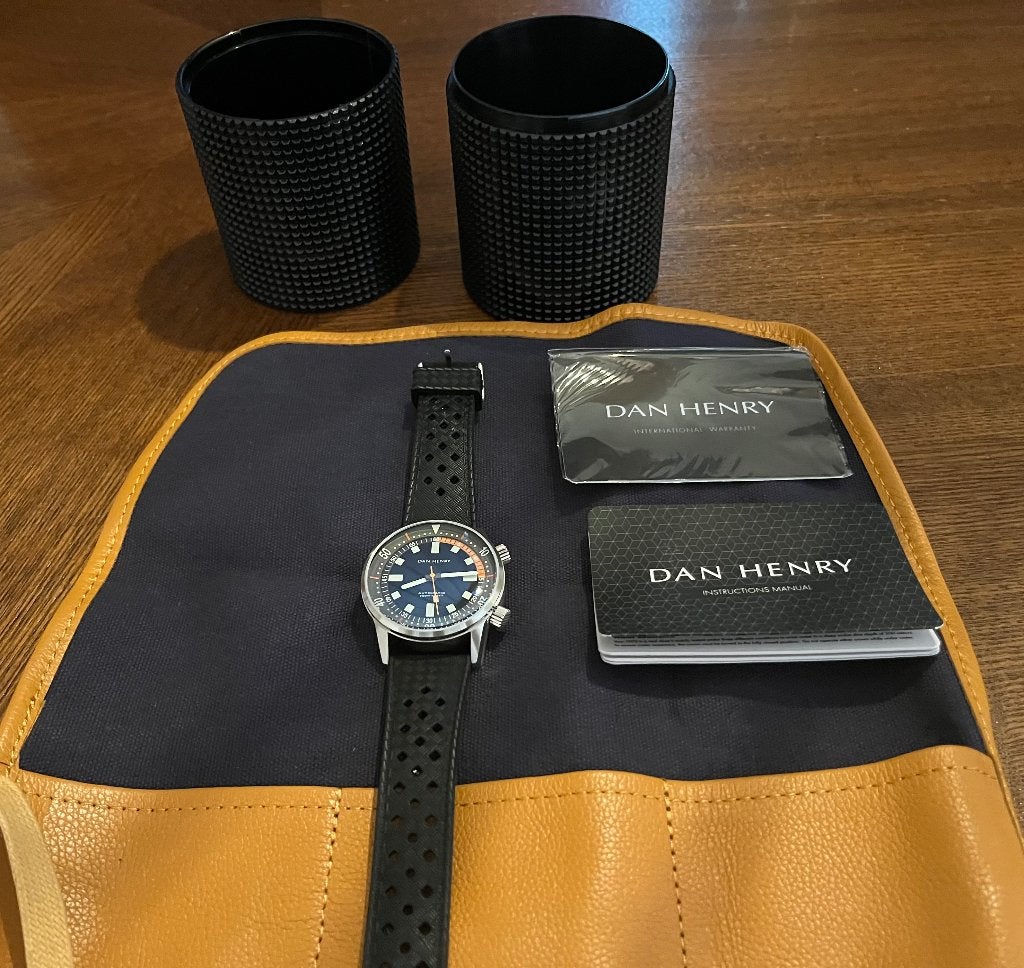Dan Henry Duikhorloge 1970 Limited Edition, Ophalen of Verzenden, Zo goed als nieuw, Polshorloge, Overige merken
