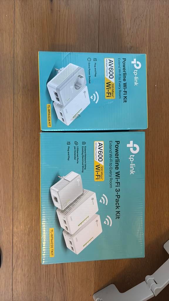 Tp link powerline av600 complete 3set, Computers en Software, Netwerk switches, Ophalen of Verzenden, Zo goed als nieuw