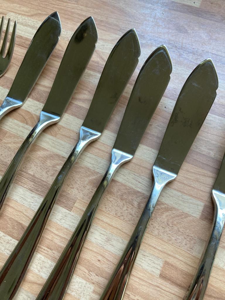 Sola visbestek 6 personen, Ophalen of Verzenden
