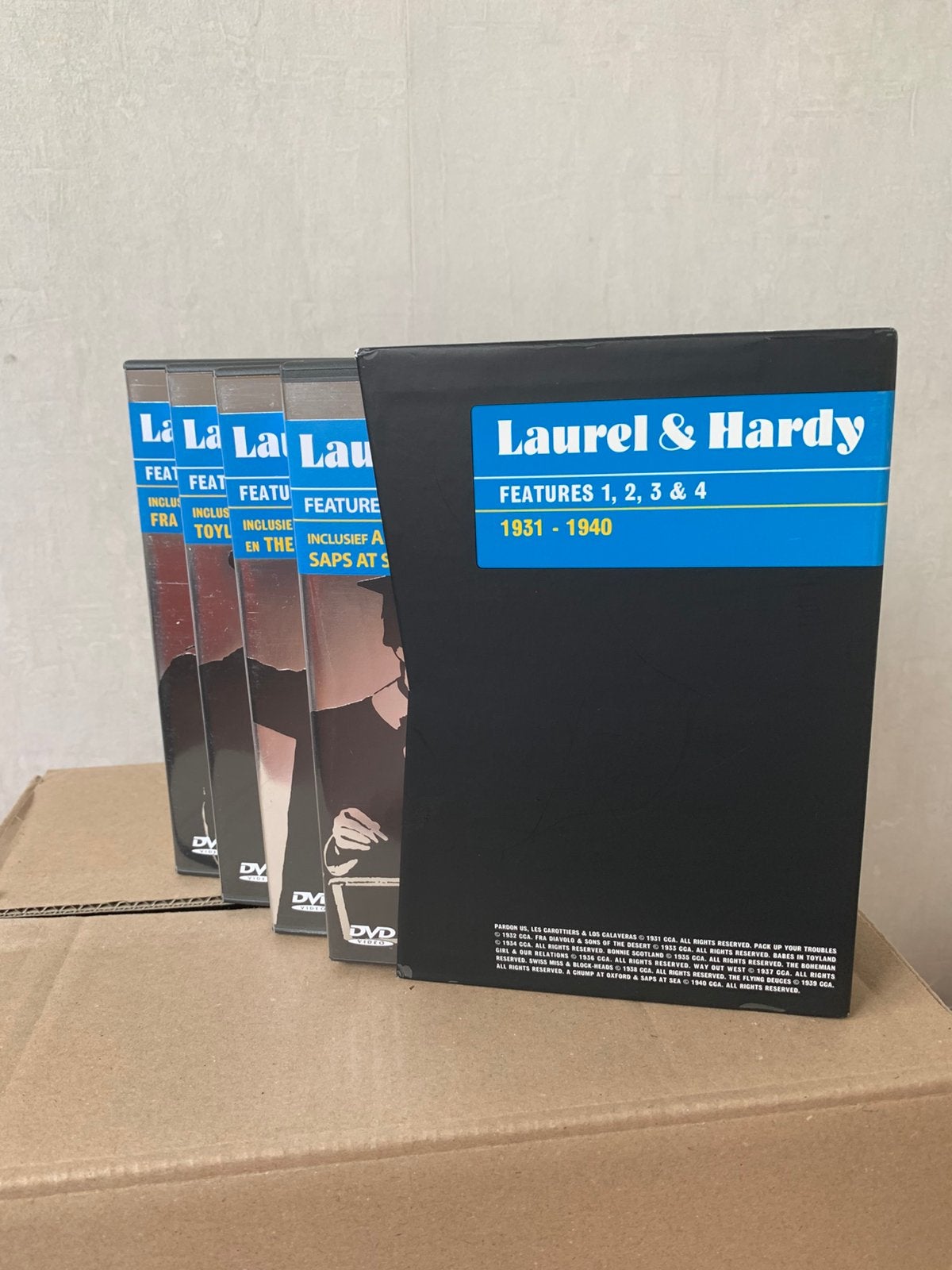 DVD box Laurel en Hardy, Ophalen, Zo goed als nieuw