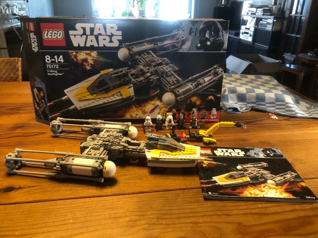 Lego Star Wars 75172 Y-Wing Starfighter, Gebruikt, Inclusief instructies, Star Wars, Lego