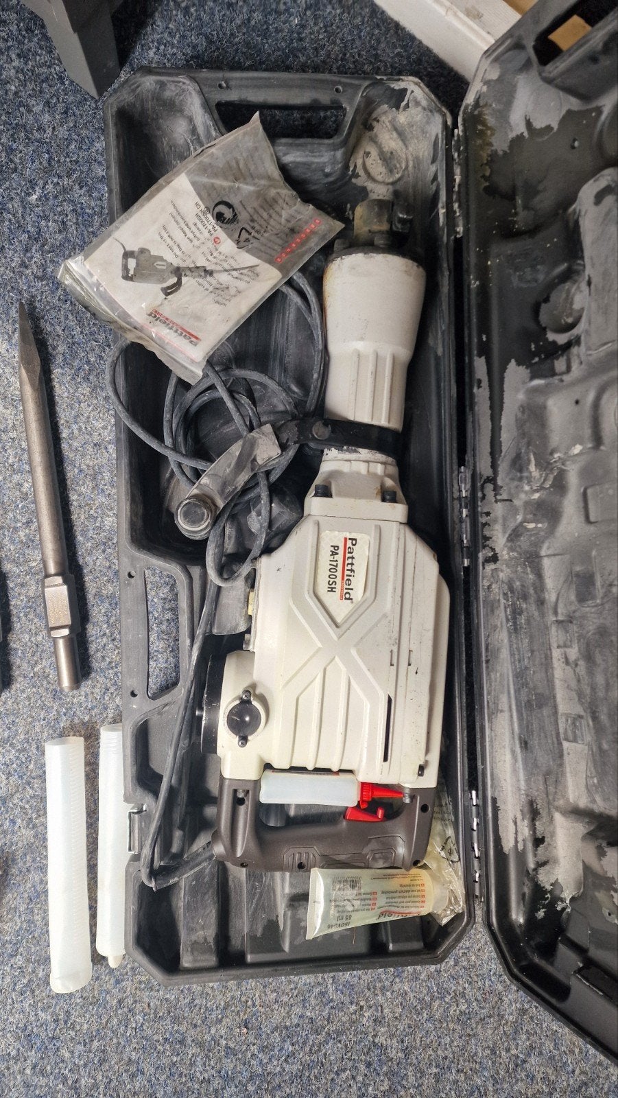 Pattfield Breekhamer PA-1700W, Doe-het-zelf en Verbouw, Gereedschap | Overige machines, Ophalen, Gebruikt