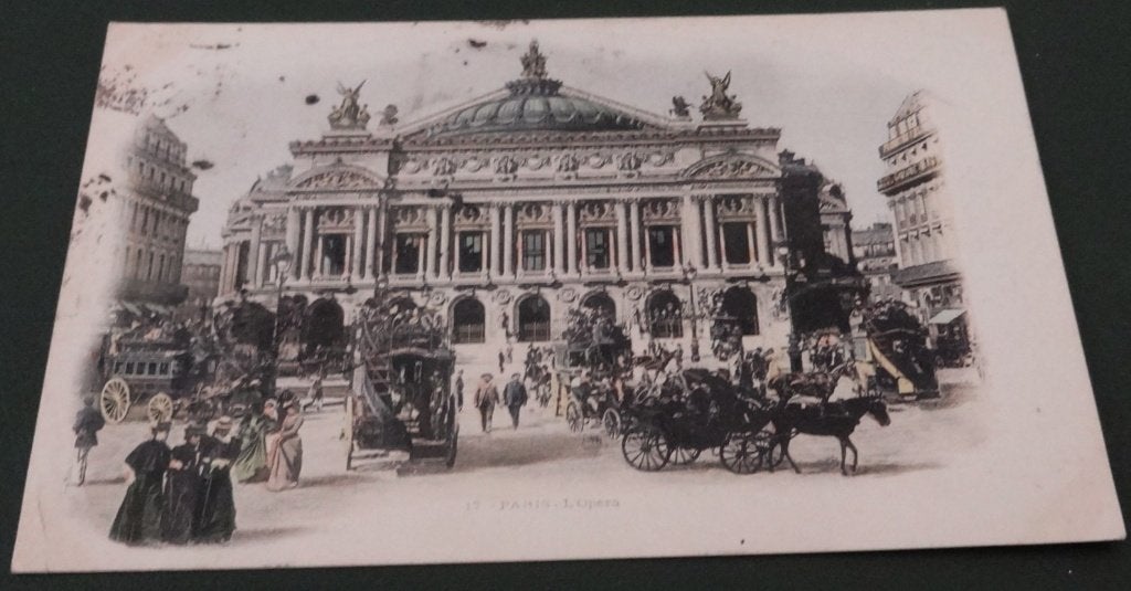 Parijs - L'Opera - KPa02, Verzamelen, Ophalen of Verzenden, Voor 1920, Gelopen, Frankrijk