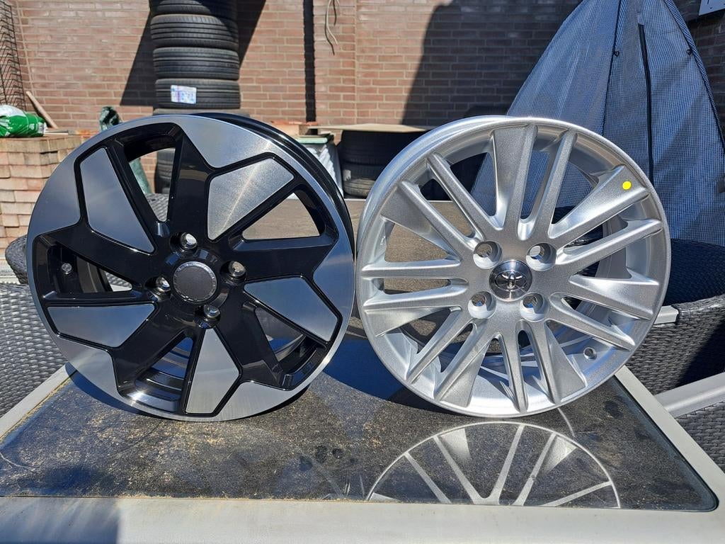 15 inch 4x100 velgensets nieuw toyota honda enz., Ophalen, 15 inch, Banden en Velgen, Nieuw