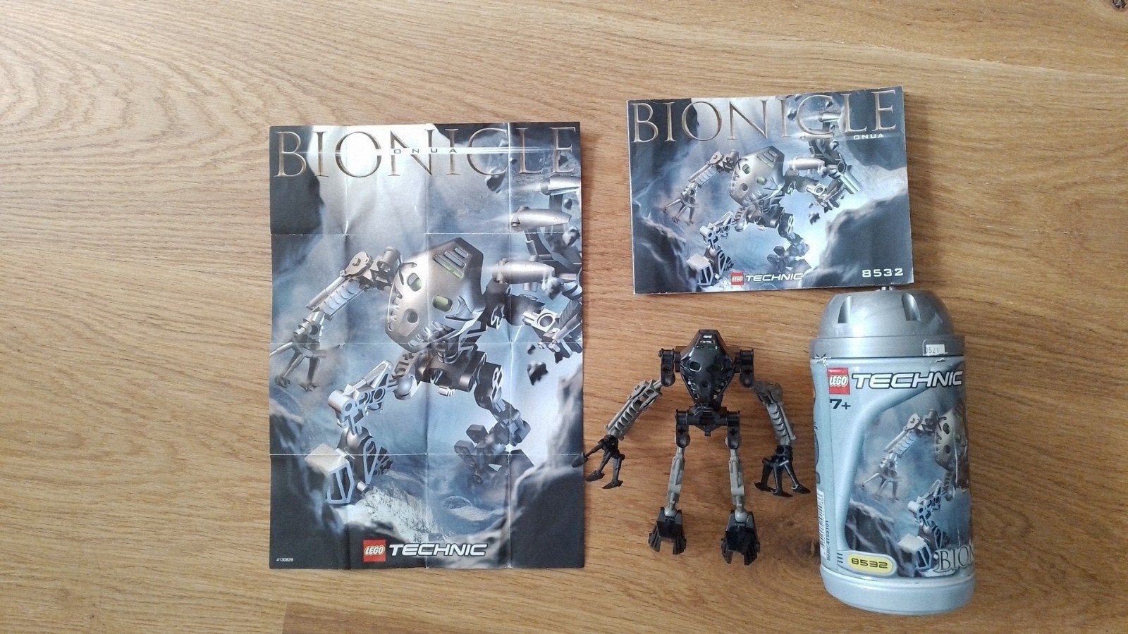 Lego Bionicle Onua 8532 - 100% Compleet met accessoires, Kinderen en Baby's, Inclusief instructies, Bionicle, Lego, Ophalen of Verzenden