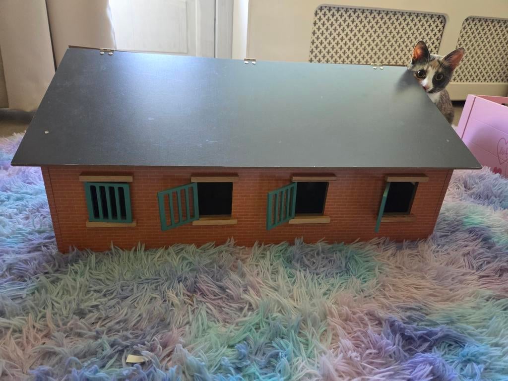 Grote Speelgoed Manege voor Schleich Paarden, Ophalen, Gebruikt, Jongen of Meisje