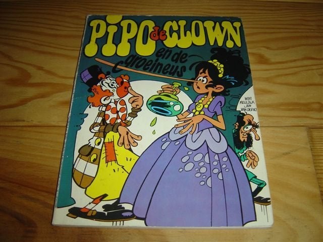 Te koop : pipo de clown en de groeineus, Boeken, Stripboeken, Eén stripboek, Ophalen of Verzenden, Gelezen
