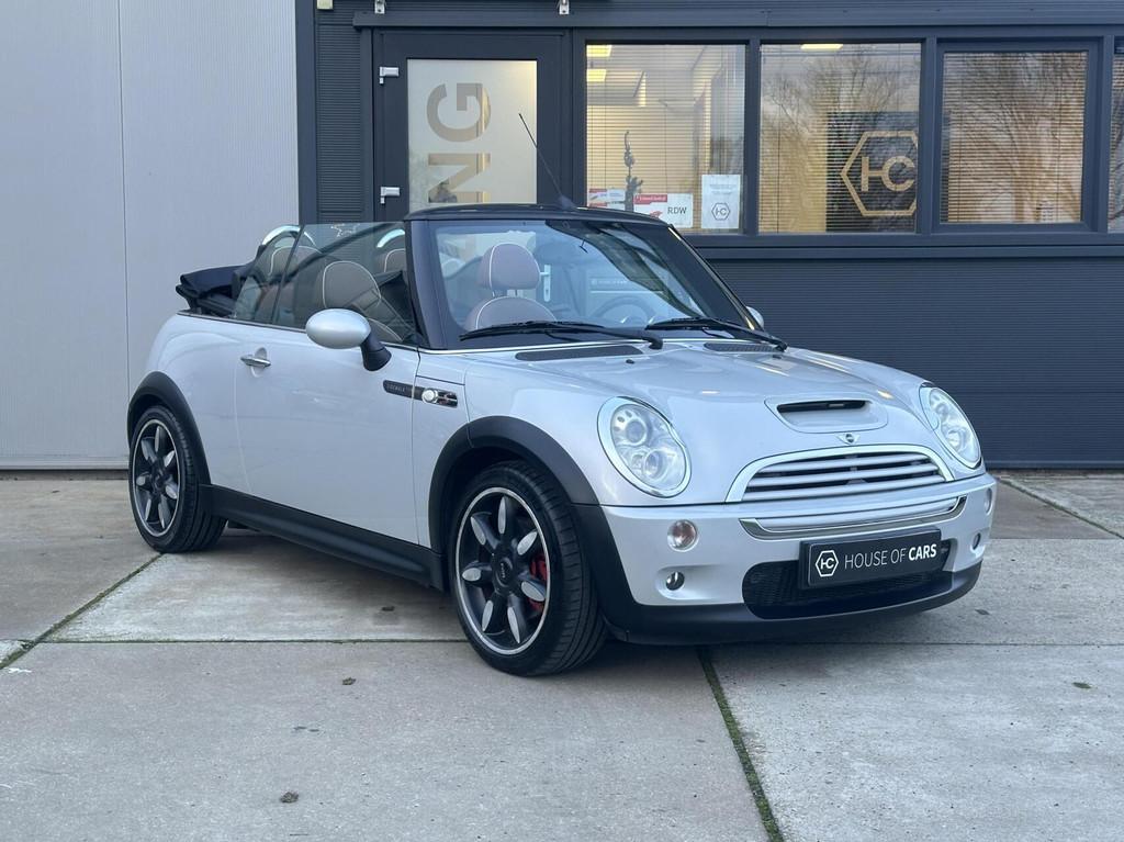 Mini Cooper S 1.6 Cabrio John Cooper Works Sidewalk 211PK, Auto's, Mini, Bedrijf, Te koop, Cabrio, ABS, Airbags, Airconditioning