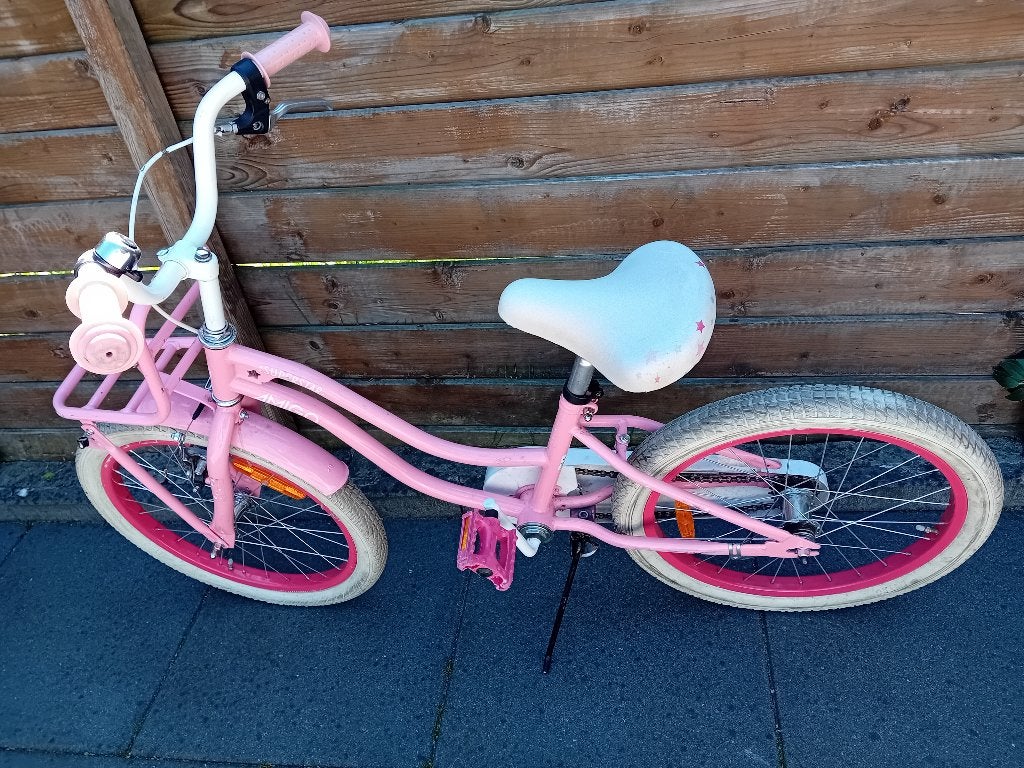 Meisjesfiets, Ophalen, Gebruikt, Terugtraprem, 20 inch
