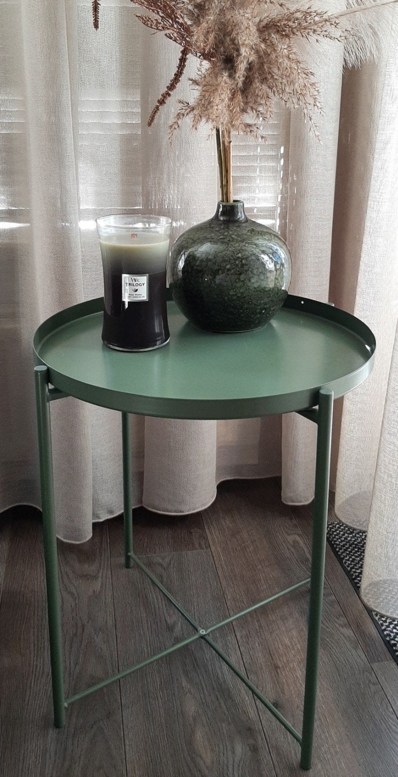 Ikea Gladom groen, Minder dan 55 cm, Rond, Zo goed als nieuw, Ophalen
