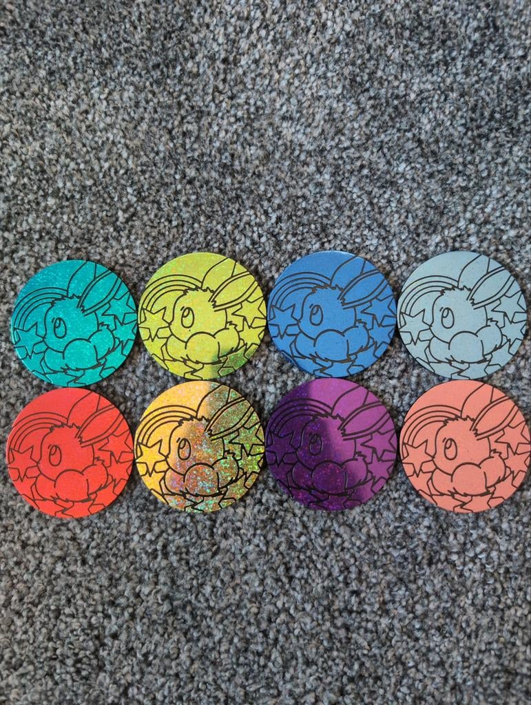 Pokemon prismatic evolutions coins, Ophalen of Verzenden, Zo goed als nieuw